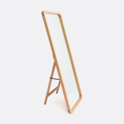Alaria Standing Psyche Beech Mirror - thumbnail 1