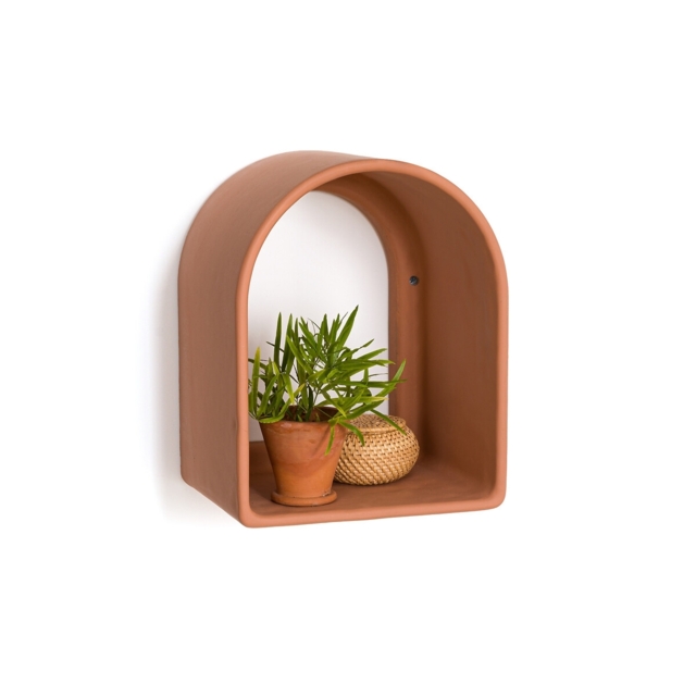 Teracota Terracotta Finish Wall Shelf - image 1