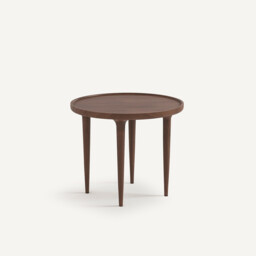 Magosia Solid Walnut Side Table - thumbnail 1