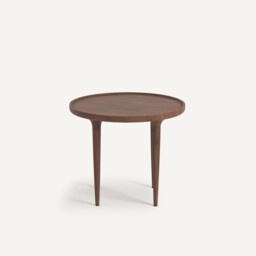 Magosia Solid Walnut Side Table - thumbnail 3