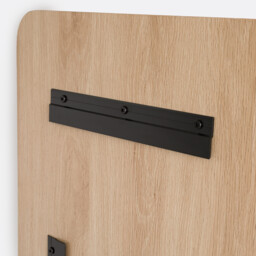 Iodus Rectangular Mirror in Oak Veneer 42x120cm - thumbnail 4