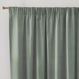 Velvet Curtain with Pencil Pleat and Wave