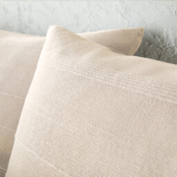 Nedo Fringed Striped 100% Cotton Bedspread - thumbnail 4
