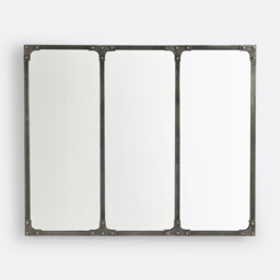 Lenaig Industrial Metal Mirror 120x100cm - thumbnail 1