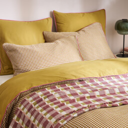 Ninon Duvet Cover in Washed Cotton/Cotton Muslin - thumbnail 4
