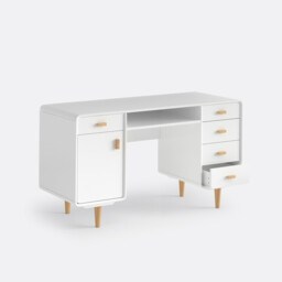 Jimi Double Storage Desk - thumbnail 4