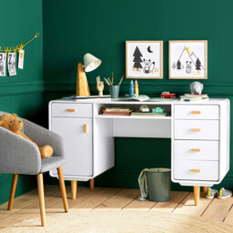 Jimi Double Storage Desk - thumbnail 2