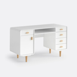 Jimi Double Storage Desk
