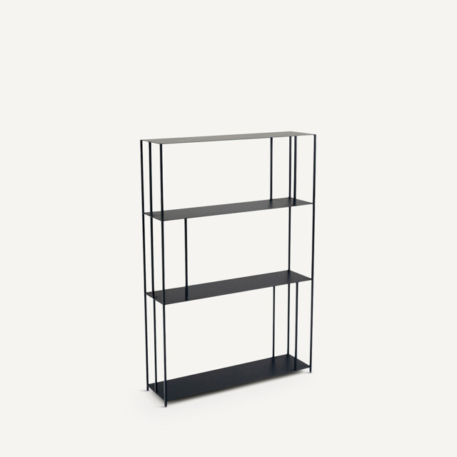 Parallel XS Slim Metal Bookcase, H117cm - image 1