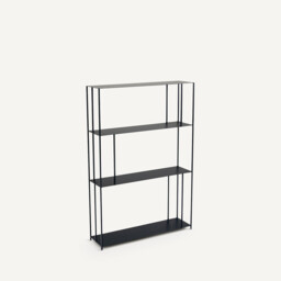 Parallel XS Slim Metal Bookcase, H117cm - thumbnail 1