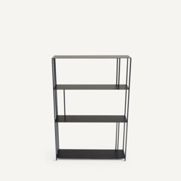Parallel XS Slim Metal Bookcase, H117cm - thumbnail 2