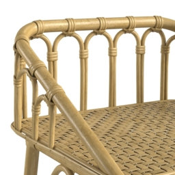 Malu Vintage Rattan Bedside Table - thumbnail 3