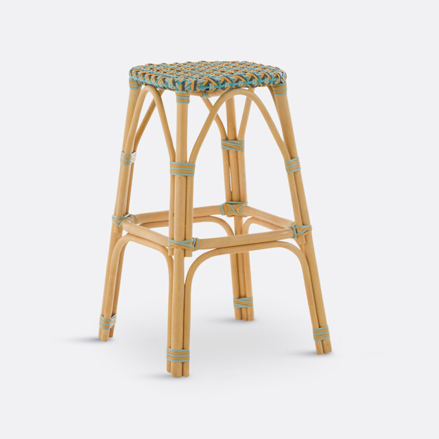 Musette 66cm High Rattan & Braiding Bar Stool - image 1