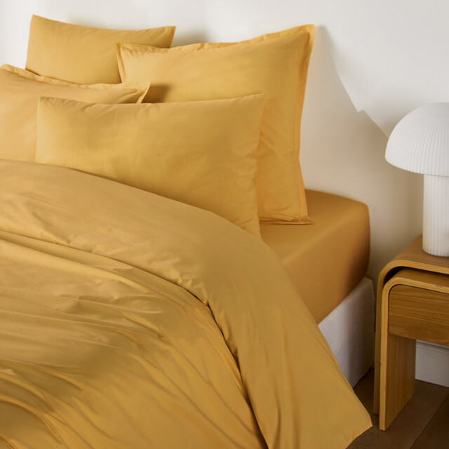 Scenario Cotton Percale 200 Thread Count Zip-Up Duvet Cover - image 1