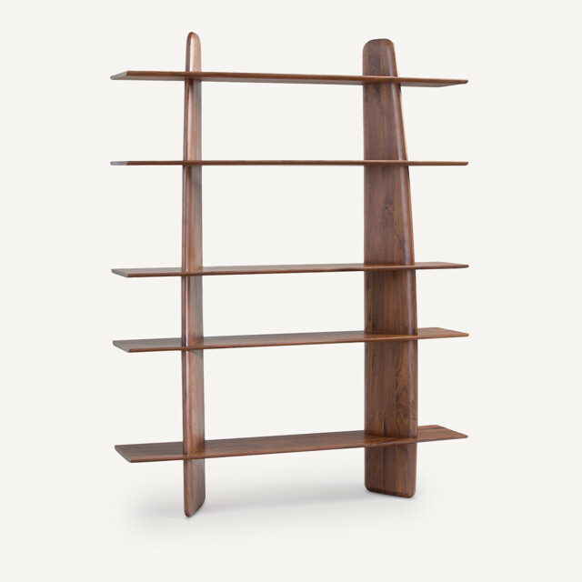 Iloss Solid Walnut Bookcase - image 1
