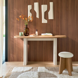 Piana Console Table in Dual Materials with 2 To 4 Places - thumbnail 3