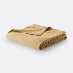 Onega Washed Linen Radiator Curtain with Hidden Fixings - thumbnail 3