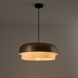 Clepsos Mocha Metal Ceiling Light - thumbnail 2