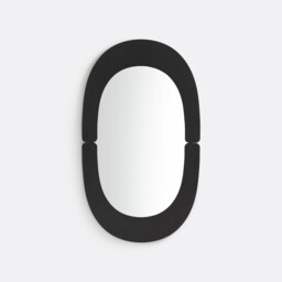 Cory Oval Iron Mirror
