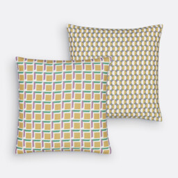 Set of 2 Zano 40 x 40cm Recycled Cotton Cushion Covers - thumbnail 3