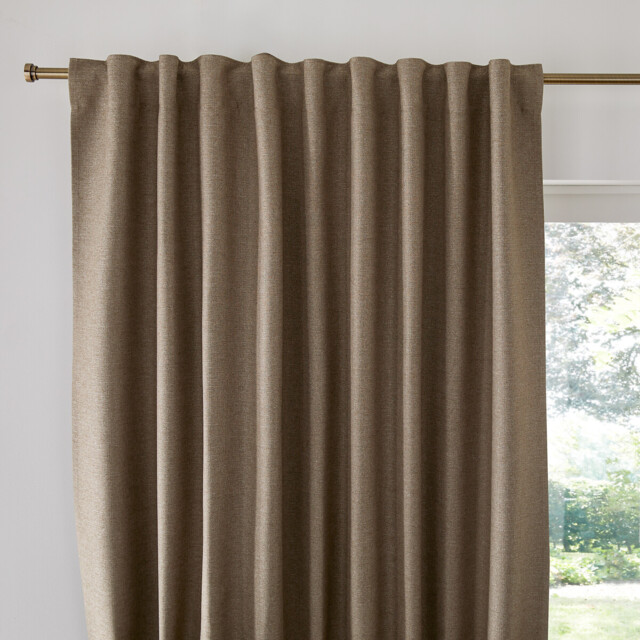 Select Recycled Polyester Blackout Curtain with Pencil Pleat and Wave - image 1