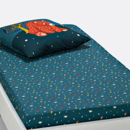 Orsi Animal Cotton Fitted Sheet - thumbnail 1