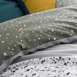 Hilda Geometric Spots Cotton Duvet Cover - thumbnail 2