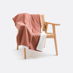Kumla Fleece & Cotton Muslin Blanket - thumbnail 1