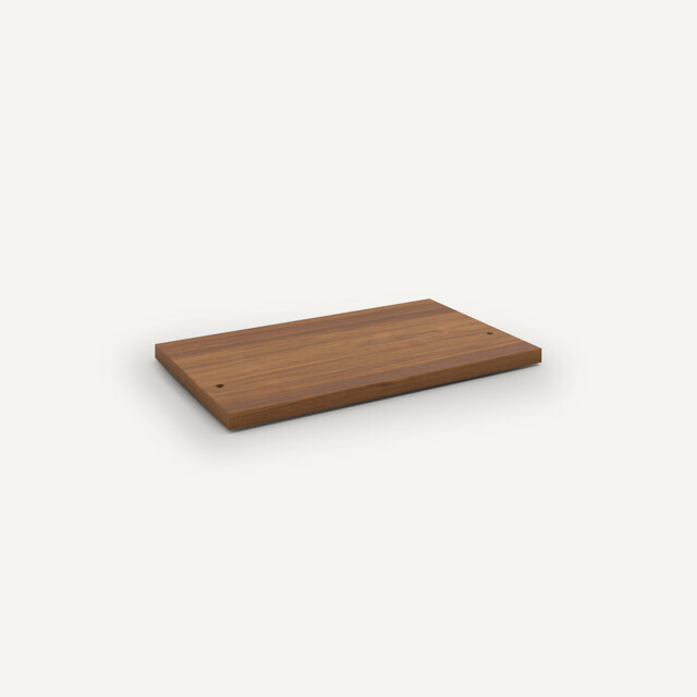 Johanez Walnut Veneer Wardrobe Shelf, Width 60cm - image 1