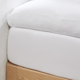 30% Recycled Cotton Jersey Fitted Mattress Topper Sheet - thumbnail 2