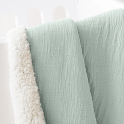 Kumla Cotton Muslin & Fleece Baby Blanket - thumbnail 2