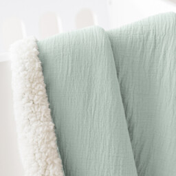 Kumla Cotton Muslin & Fleece Baby Blanket - thumbnail 4