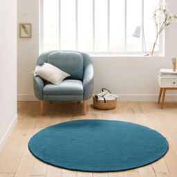 Renzo Large Round Tufted Cotton Rug