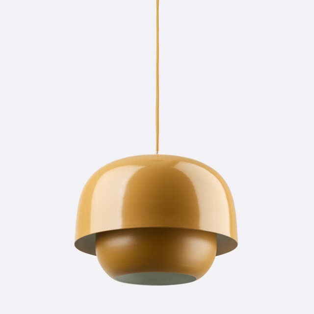 Hanging Lamp in Coloured Iron Ø21.4cm Kinoko - image 1