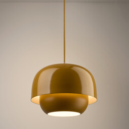 Hanging Lamp in Coloured Iron Ø21.4cm Kinoko - thumbnail 2