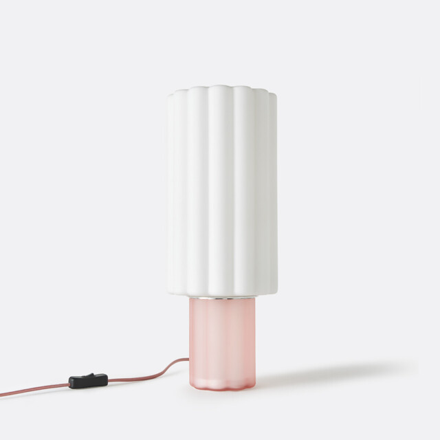 Justyna Coloured and Opal Glass Table Lamp - image 1