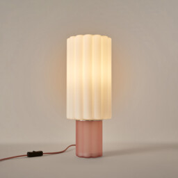 Justyna Coloured and Opal Glass Table Lamp - thumbnail 4