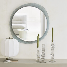 Qimera Transparent Glass Candlestick H29.5cm - thumbnail 2