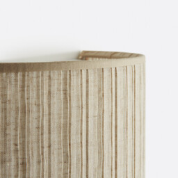 Jakoma Wall Light in Pleated Linen H18cm - thumbnail 4