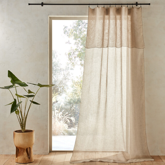 Noctuelle Linen Voile Curtain - image 1