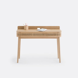 Laora Canework Desk with Drawer - thumbnail 4