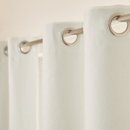 Private Washed Linen Curtain with Eyelet Header - thumbnail 3