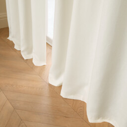 Private Washed Linen Curtain with Eyelet Header - thumbnail 2