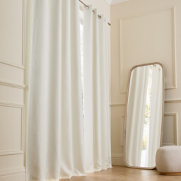 Private Washed Linen Curtain with Eyelet Header