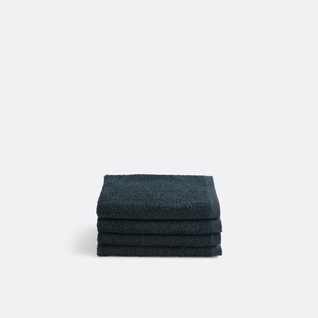 Set of 4 Scenario Terry Guest Towels 500g/m2 - image 1