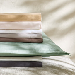 Galor Cotton Satin 400 Thread Count Flat Sheet - thumbnail 4