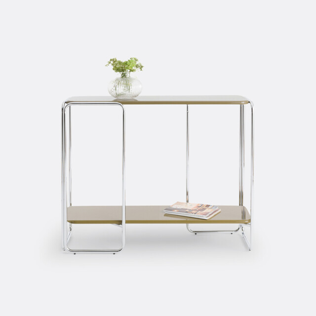 Socer Lacquered Console Table with Two Shelves - image 1