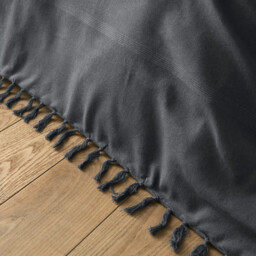 Nedo Fringed Cotton Bedspread - thumbnail 3