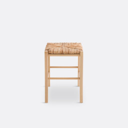 Perrine Solid Beech Farmhouse Stool - thumbnail 2