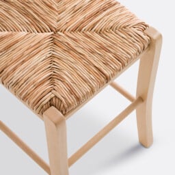 Perrine Solid Beech Farmhouse Stool - thumbnail 3